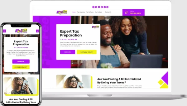 Bookkeeping and tax accounting website to generate bookkeeping leads.