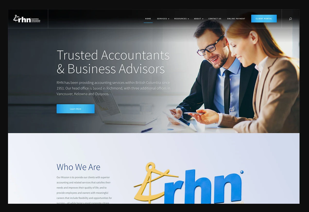 Bookkeeping and tax accounting website to generate bookkeeping leads. - Image 3